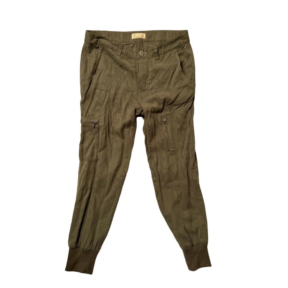 Babakul Women's Cargo Pants Size 27 Green/Gray Good‎ Condition